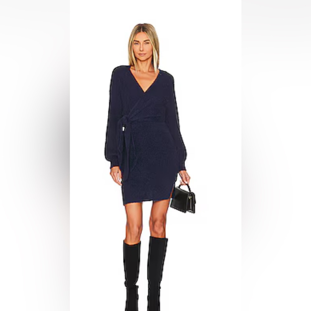 House of Harlow Mickey Dress in midnight blue.